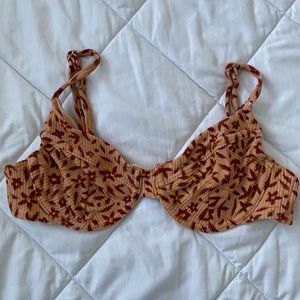 Cotton On Floral Bikini Top Size Xs